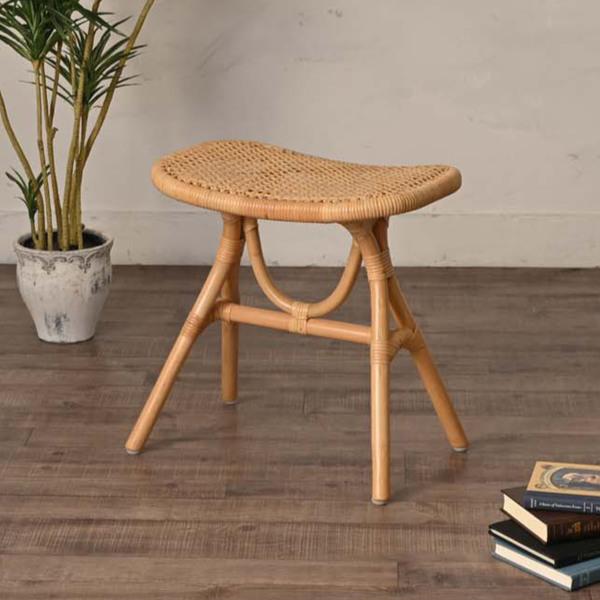 安心の正規品はサイト ラタン チェア 椅子 藤 スツール 木製 イス 