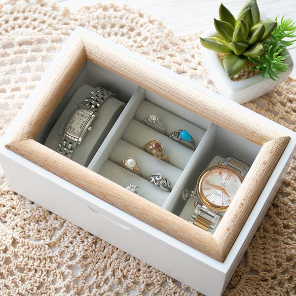 時計ケース ミア ジュエリーボックス ウォッチケース 木製 （ 腕時計