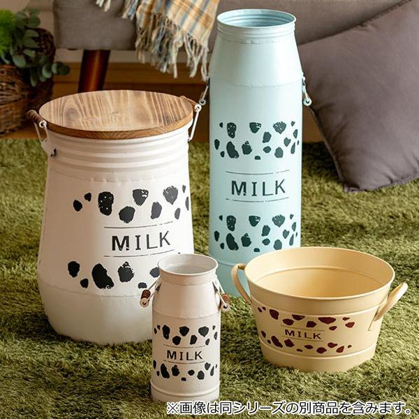 ブリキ缶 ロングスタンド ミルクポット 収納 インテリア （ ミルク缶