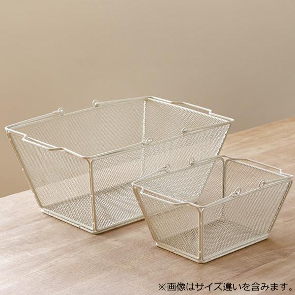 ワイヤーバスケット S 幅23.5×奥行17×高さ11.5cm メッシュ （ 収納