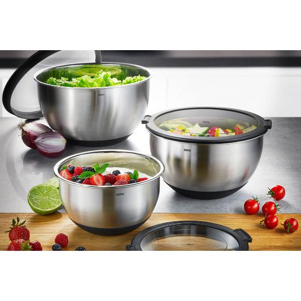 ボウル Ss 600ml Muovo Gefu ボール 調理用ボール 調理器具 ぼうる キッチンツール 12センチ 蓋付き 保存 食洗機対応 インテリアパレットヤフー店 通販 Yahoo ショッピング