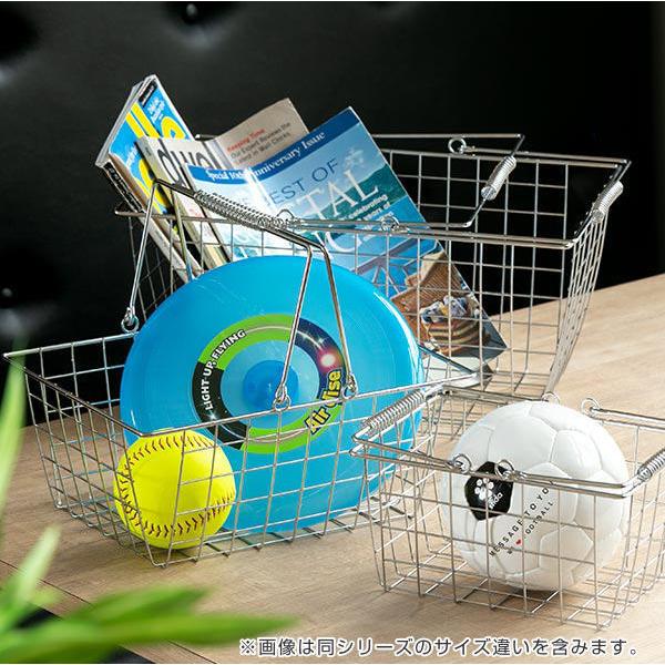 ⭐️ ワイヤーバスケット Sサイズ 6個〜 ※ Lサイズもあり ワイヤーバスケット S 幅23×奥行17×高さ11.5cm クロム （ 収納
