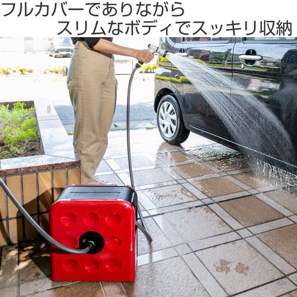 ホース ホースリール m 散水ホース カバー付き スリム S Boxリール 水まきホース フルカバー 水撒きホース 散水ノズル 水撒き インテリアパレットヤフー店 通販 Yahoo ショッピング