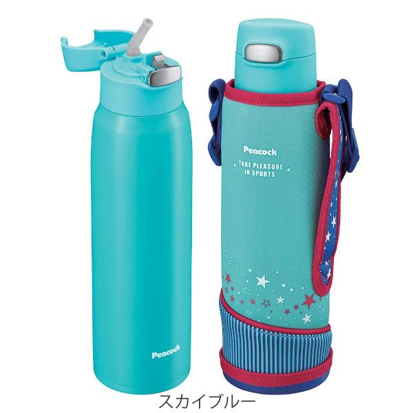 ピーコック魔法瓶工業 水筒 900ml ストロー ステンレス スポーツボトル