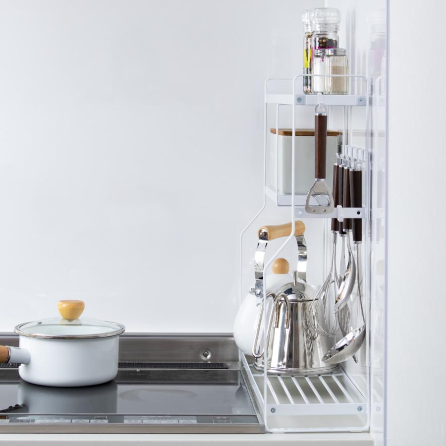 キッチンラック　山崎実業 tower 特典付き 山崎実業 コンロサイドラック タワー （ 4903208052344