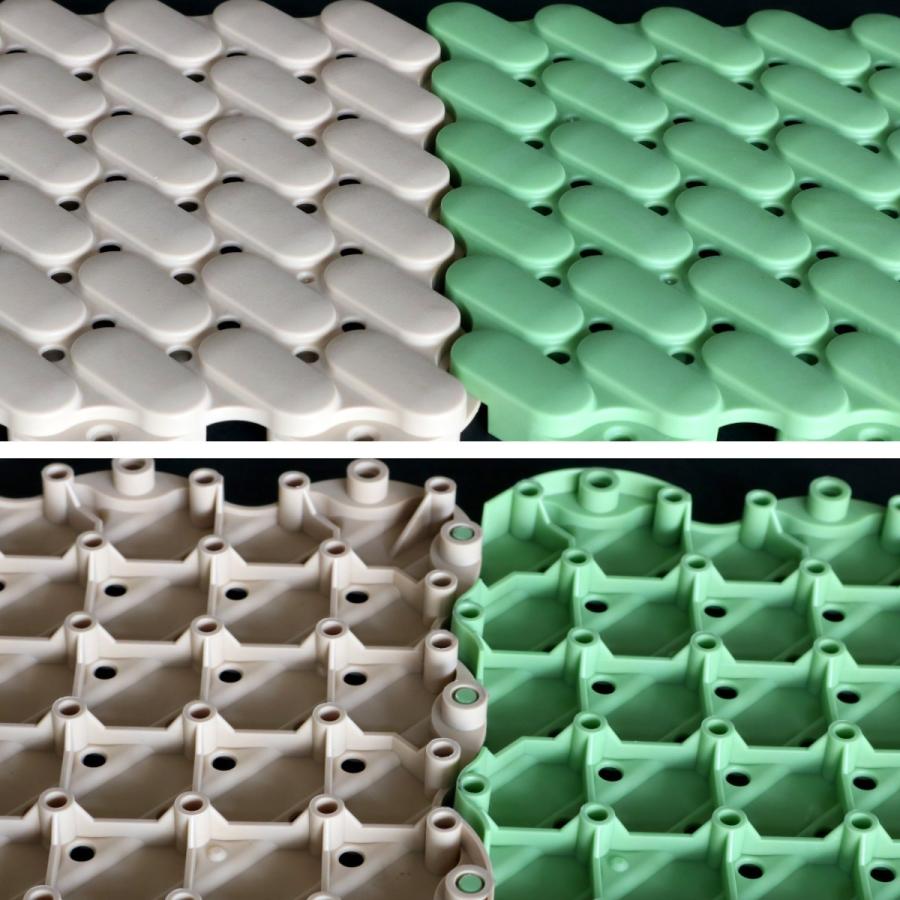 スノコ ジョイント 15×15×1.3cm 水切りユニット 抗菌システムスノコ