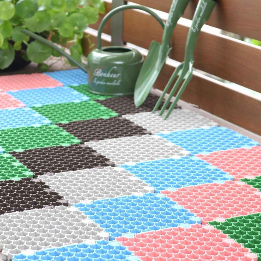 スノコ ジョイント 15×15×1.2cm 水切りユニット 抗菌システムスノコ