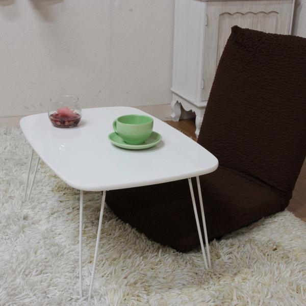 不二貿易（Fuji Boeki） センターテーブル 幅60cm 折りたたみ テーブル