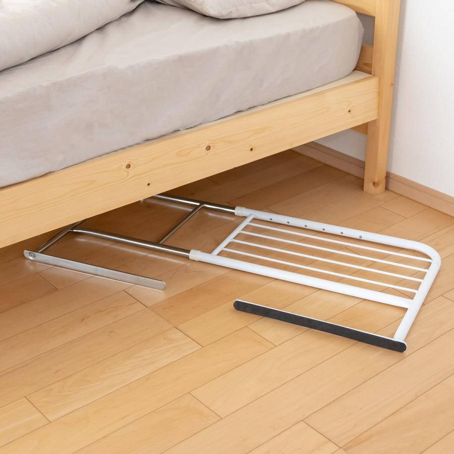 不二貿易 ベッドガード 高さ45cm 3個セット 伸縮式 幅95〜120cm