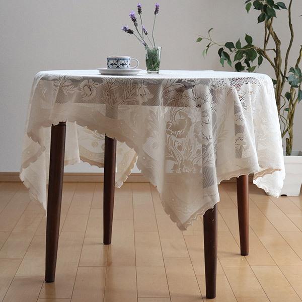 テーブルクロス 140×100cm 撥水加工 長方形 モリス柄 日本製