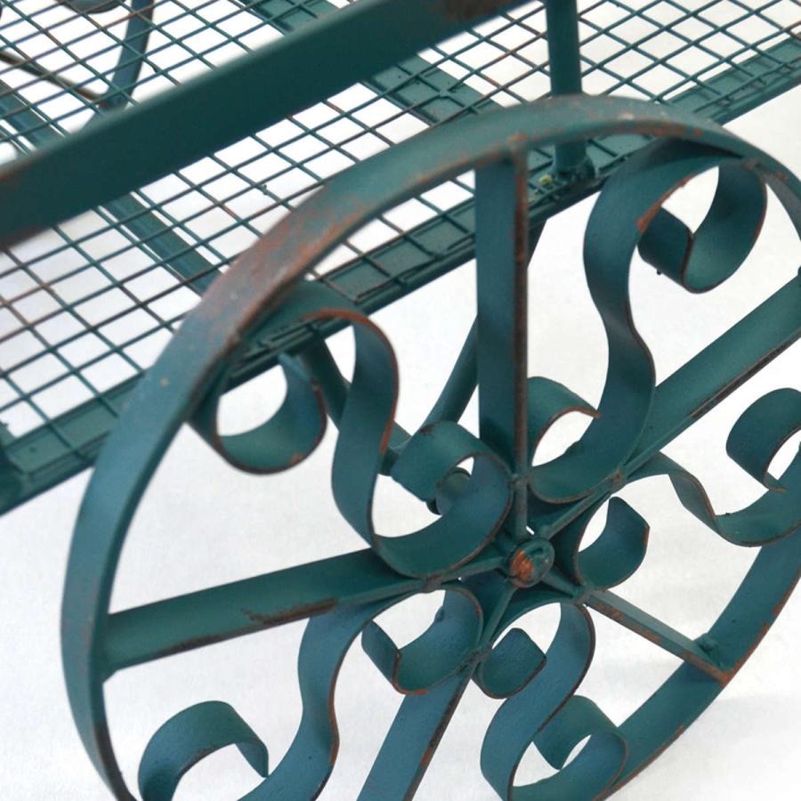 ガーデニング収納 フラワースタンド ガーデンラック アイアンハンド