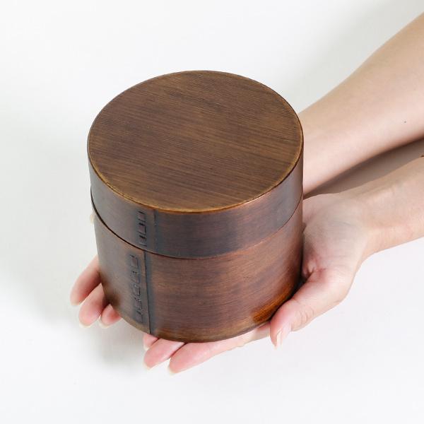 弁当箱 曲げわっぱ 2段 700ml おひつ風 （ 木製 ランチボックス 二段