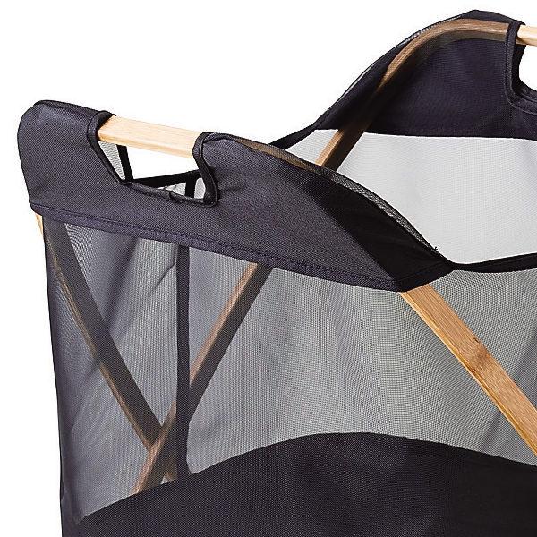 パール金属 バスケット 折りたたみ バタフライメッシュスタンド 竹