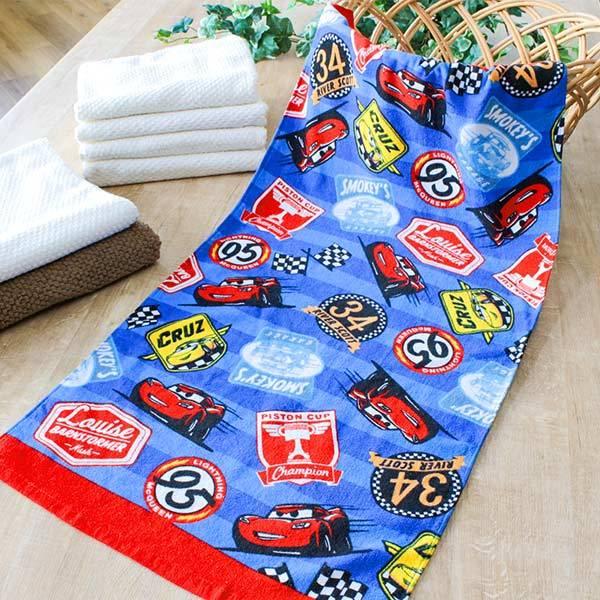 Disney（ディズニー） コンパクトバスタオル 50×100cm ムード カーズ