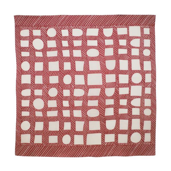 山田繊維 風呂敷 大判 100cm MUSUBI LINEN 高井信行 カタチと線 エコ