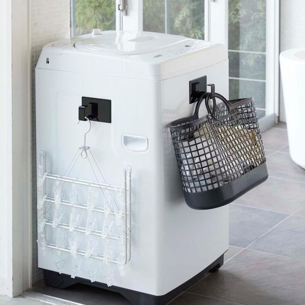tower 山崎実業 マグネットランドリーバスケットホルダー タワー 2個組