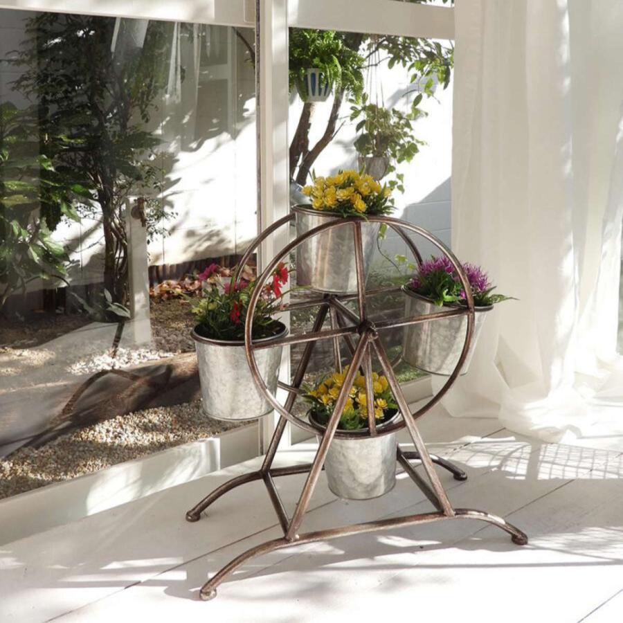 プランター 鉢植え フェリースウィールプランター 観覧車 植木鉢 プラントポット 鉢 インテリア インテリアパレットヤフー店 通販 Yahoo ショッピング