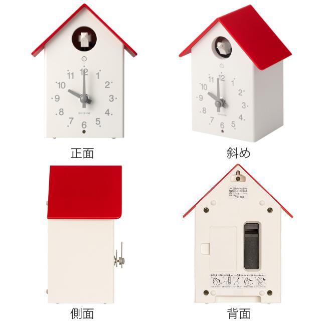 鳩時計 ふいごカッコー 置き時計 掛け時計夜間停止機能 北欧 おしゃれ