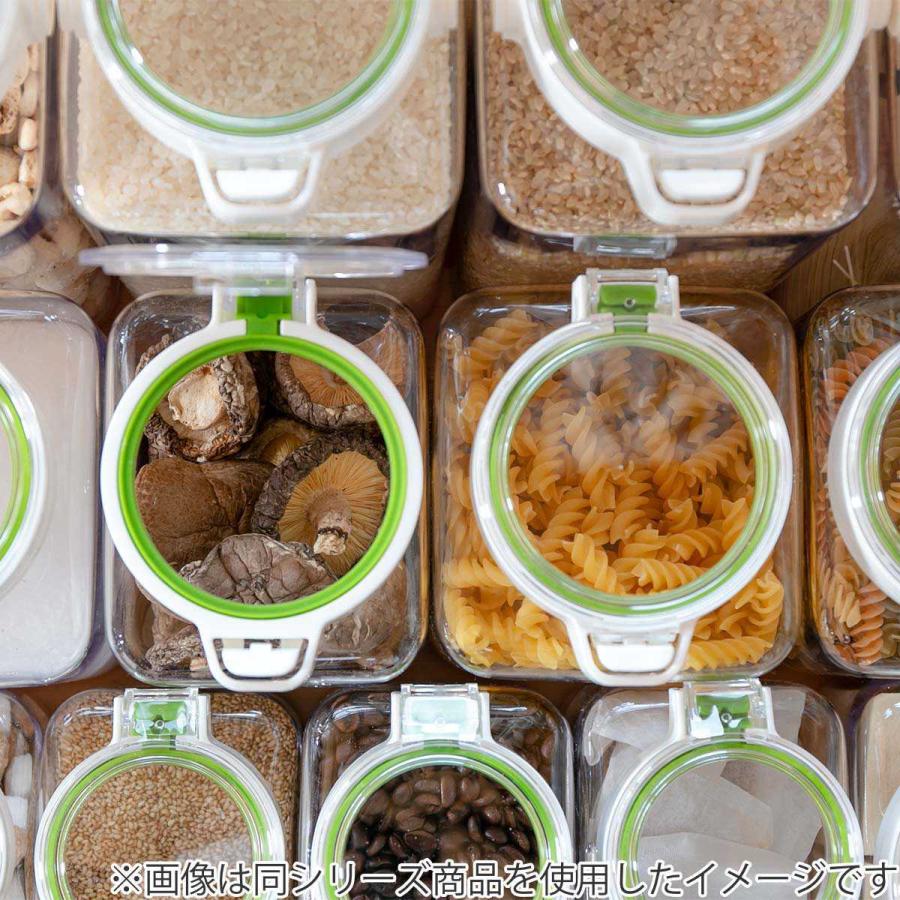 保存容器 密閉 550ml キーポット 角型 （ ワンプッシュ KEEPOT