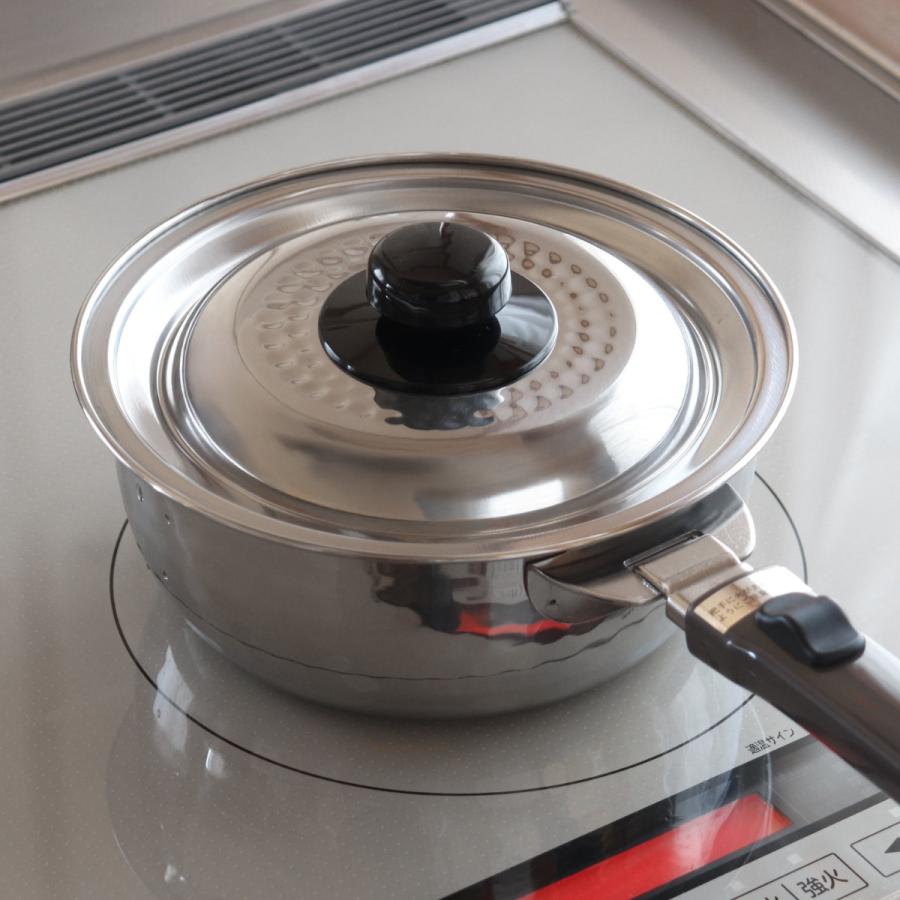 ヨシカワ 雪平鍋4点セット 16cm 18cm IH対応 蓋付き 着脱式ハンドル