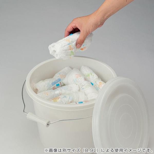 バケツ 6.5L 6型 ふた付き シールバケツ ( プラスチックバケツ バケツ 6.5L 6型 ふた付き シールバケツ ( プラスチックバケツ