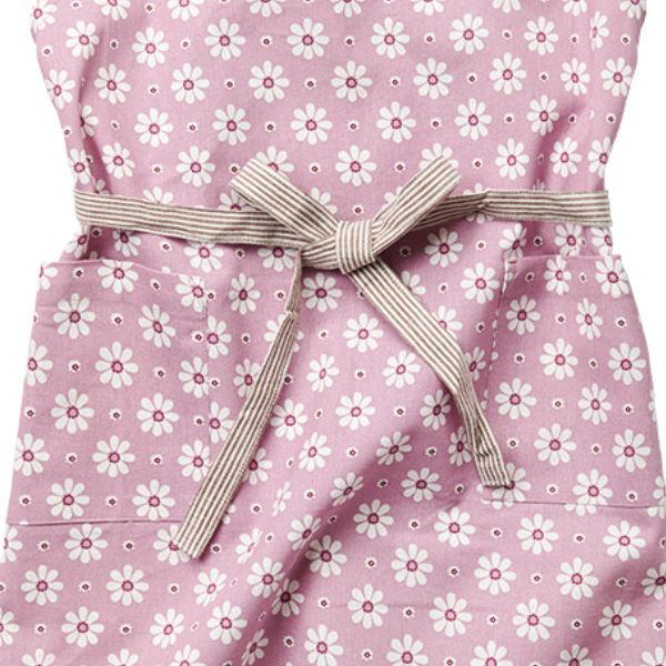 エプロン 花柄 デイジー 綿100％ （ キッチンエプロン 台所エプロン