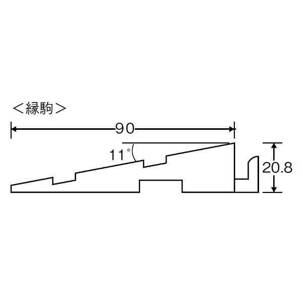 スノコ プラスチック 業務用 縁駒 ユニットスノコ 9×29.9cm （ コンドル 山崎産業 縁 フチのみ フチ駒 ）｜interior-palette｜04