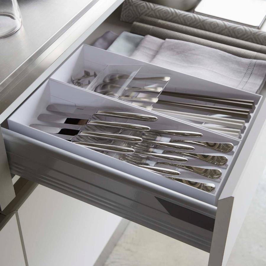 tower 特典付き 山崎実業 立体斜めカトラリーケース タワー 2個セット