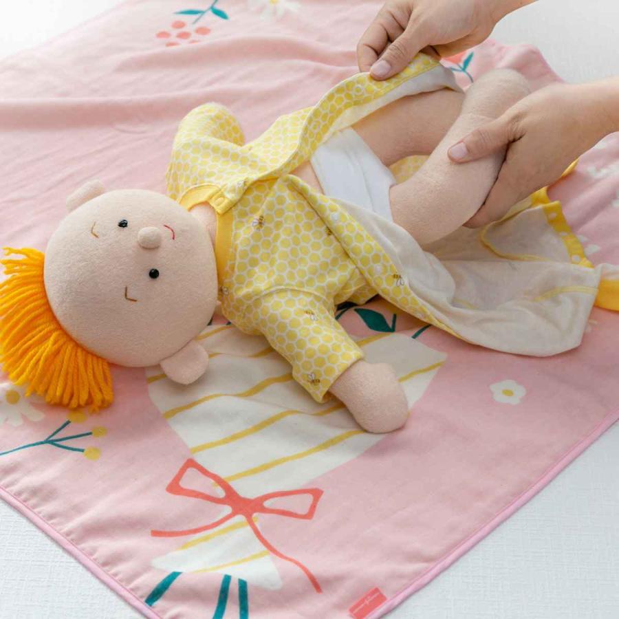 大西賢製販 おくるみ nenne-futurum FLOWER SERIES （ タオルケット