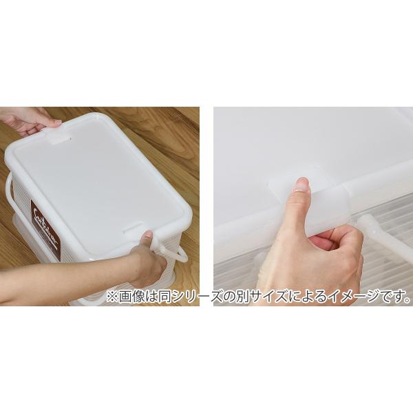 サンコープラスチック 収納ボックス M 幅38×奥行24.5×高さ22.2cm