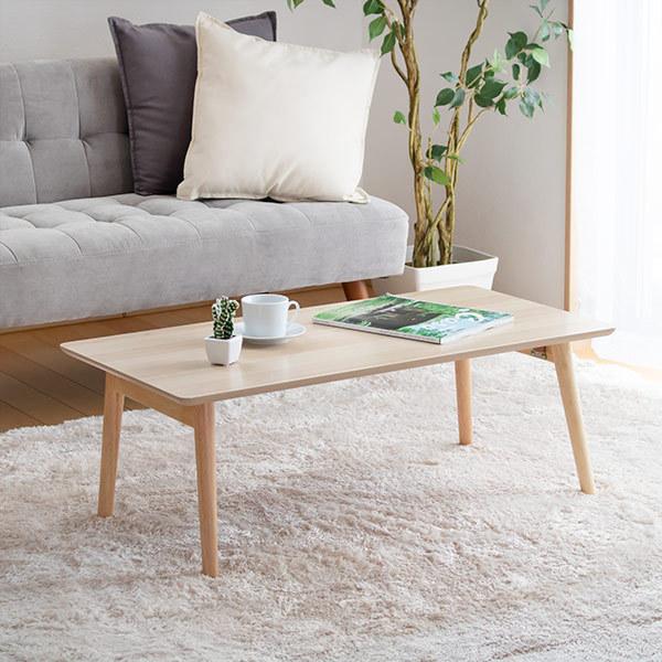 永井興産 折りたたみ テーブル 幅90cm スクエア コンパクト 子供 ロー