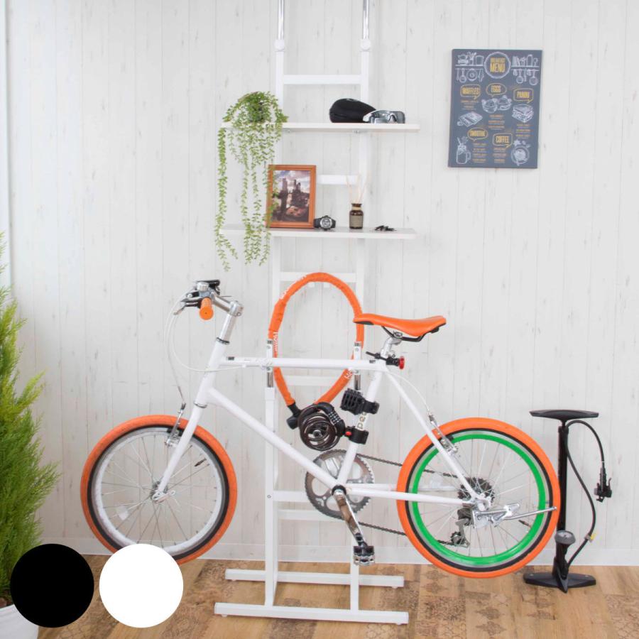 突っ張り バイクスタンド 高さ198 273cm ラック つっぱり 突っぱり 自転車 スタンド 収納 自転車スタンド サイクルスタンド 室内 玄関 ガレージ 展示 インテリアパレットヤフー店 通販 Yahoo ショッピング