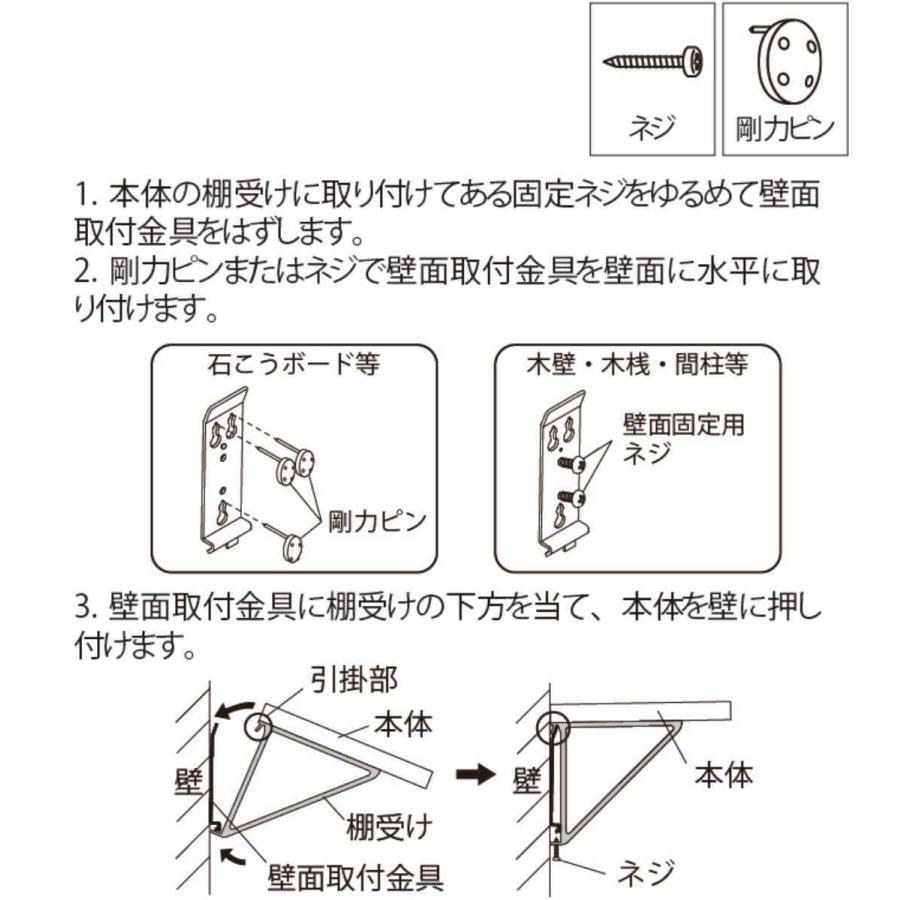 シェルフ 幅80cm アイアン （ ウォールシェルフ ラック 壁 壁面 収納