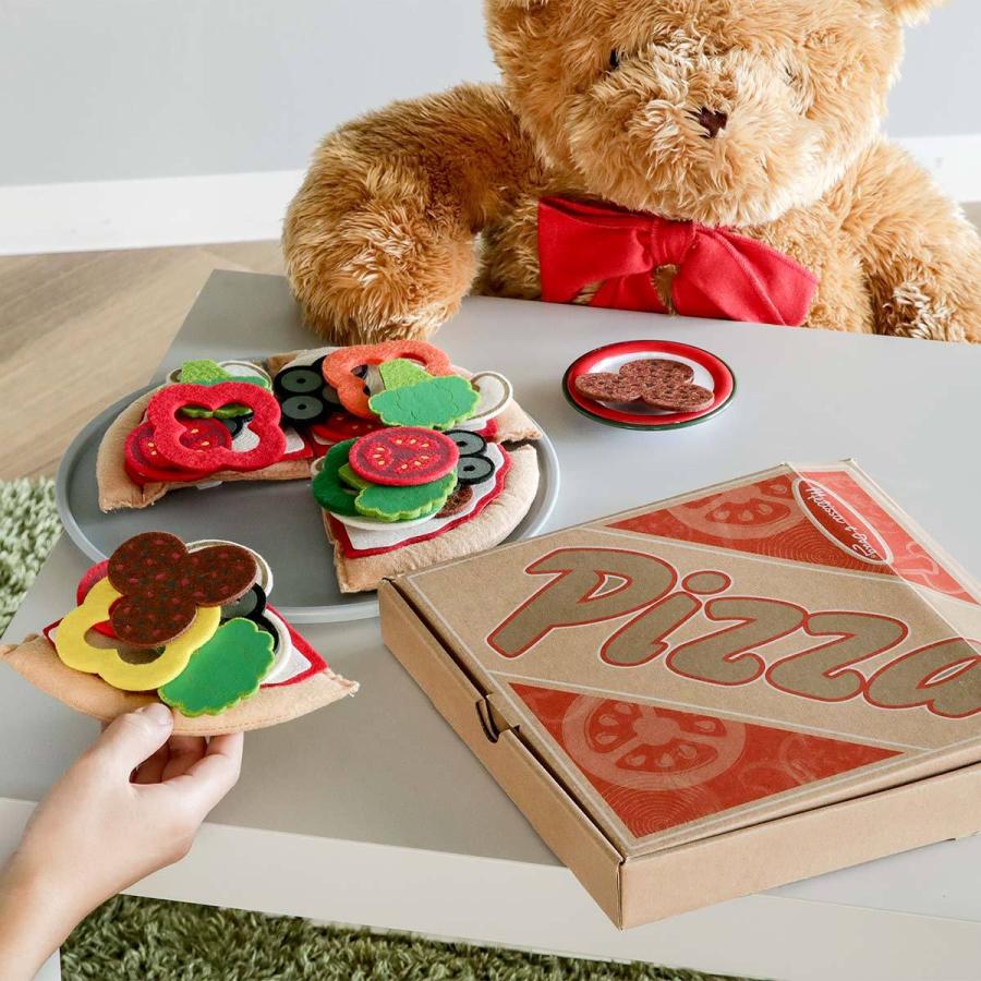 おもちゃ フェルト ピザセット Melissa ＆ Doug 3歳 （ おままごと