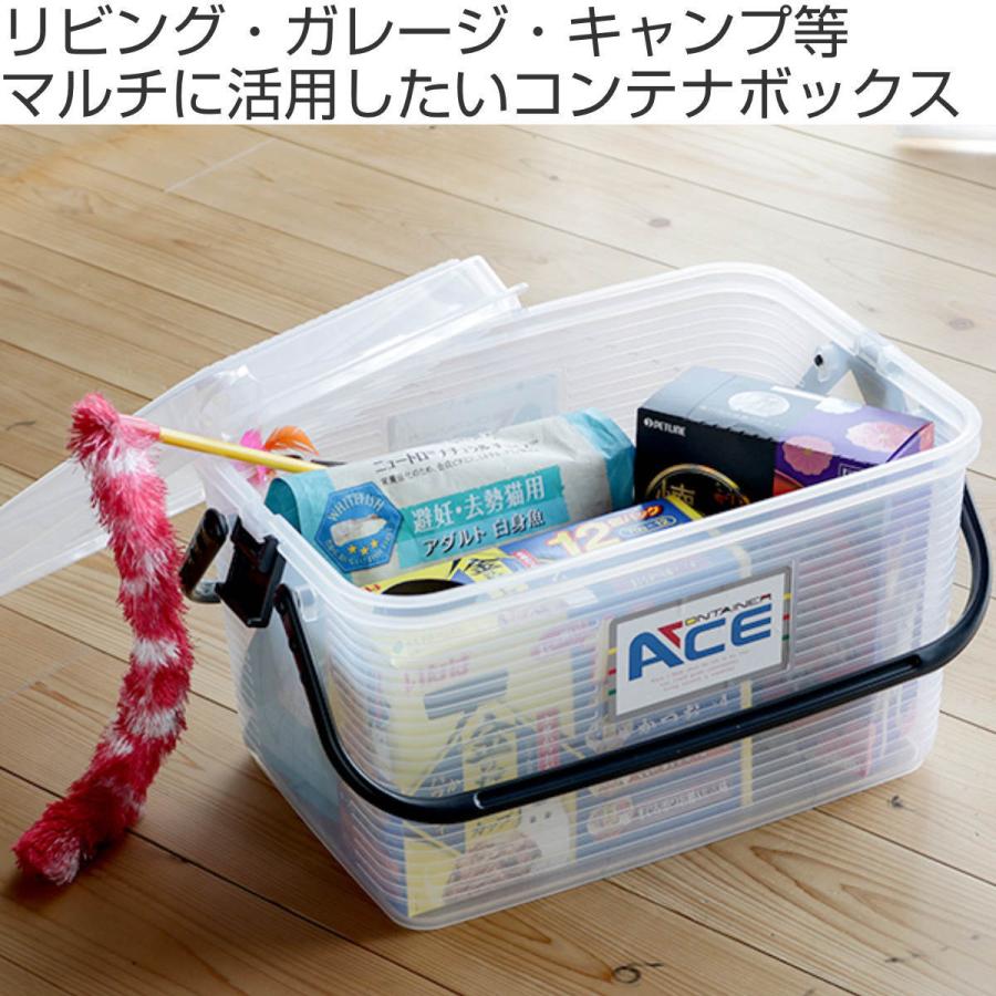 新品！収納★コンテナー★ケース★ボックス★プラスチック★フタ付き★オシャレ★雑貨 サンコープラスチック 収納ボックス コンテナーエース M （ 幅40×奥行