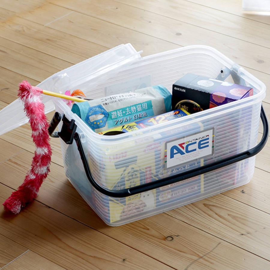 サンコープラスチック 収納ボックス コンテナーエース M （ 幅40×奥行