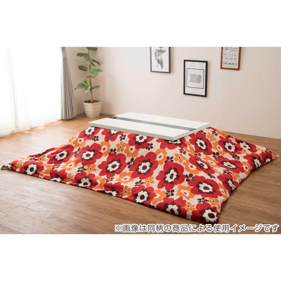 こたつ布団 円形 厚掛け 直径210cm 丸 日本製 綿100％ 消臭 （ コタツ