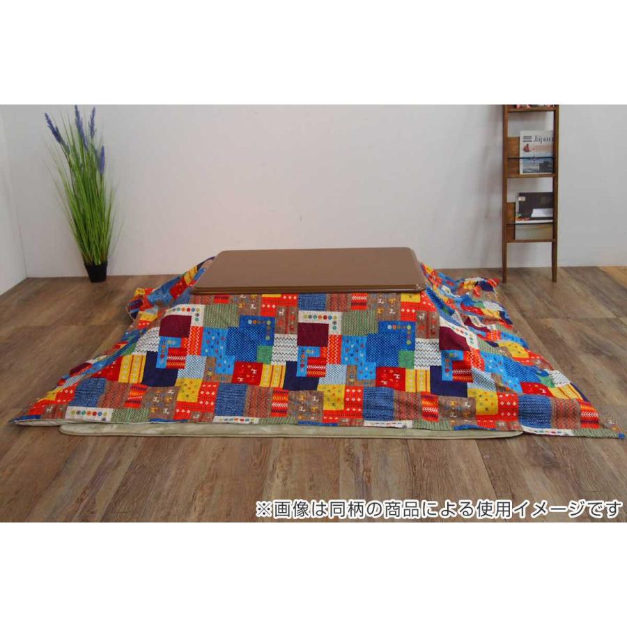 こたつ布団 円形 厚掛け 直径210cm 丸 日本製 綿100％ 消臭 （ コタツ