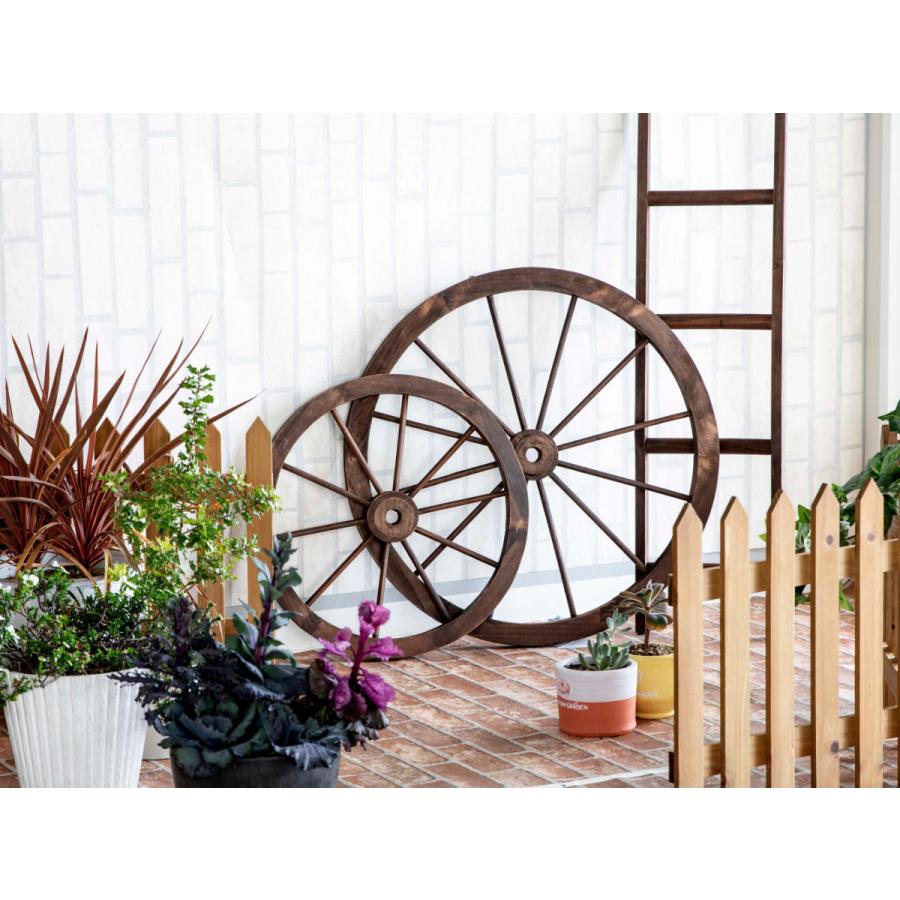 オーナメント ウッド・ラダー （ ガーデニング雑貨 はしご 木製 ウッド