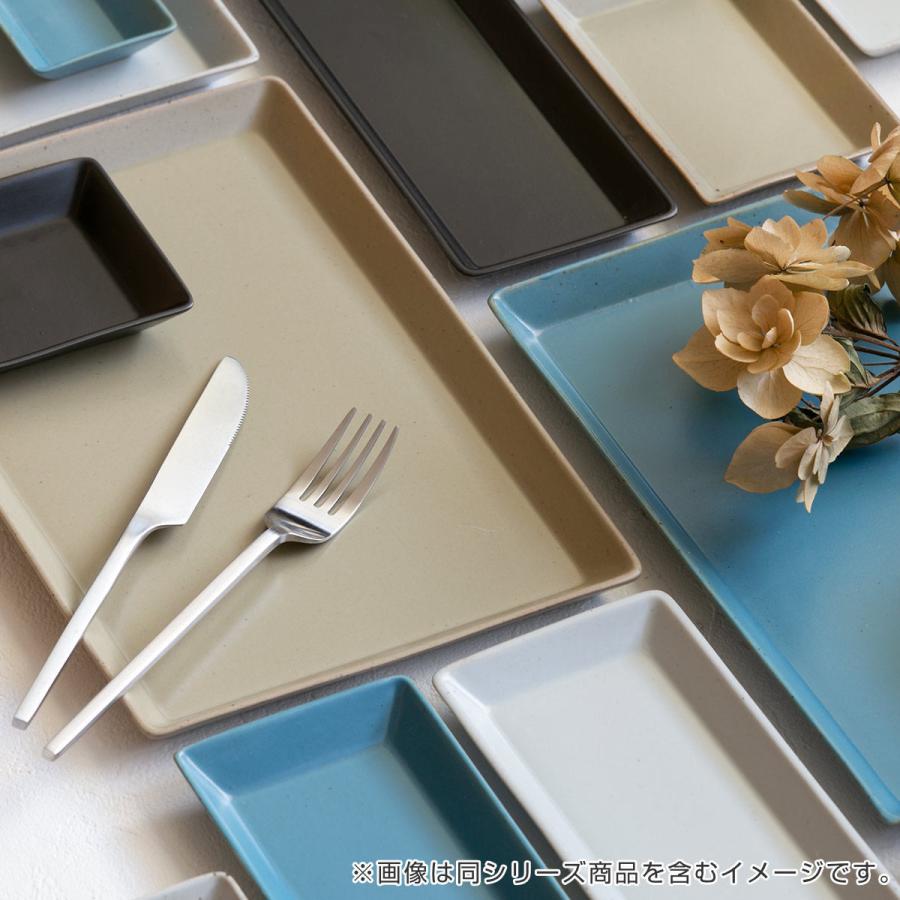 プレート 17.5cm L KASANE レクタングル 陶器 同色4枚セット （ 食洗機