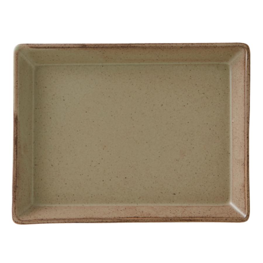 プレート 17.5cm L KASANE レクタングル 陶器 同色4枚セット （ 食洗機