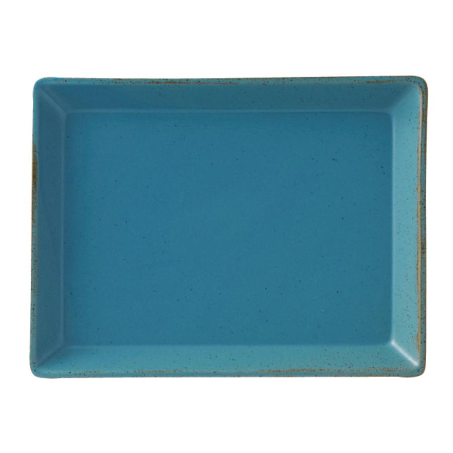 プレート 17.5cm L KASANE レクタングル 陶器 同色4枚セット （ 食洗機