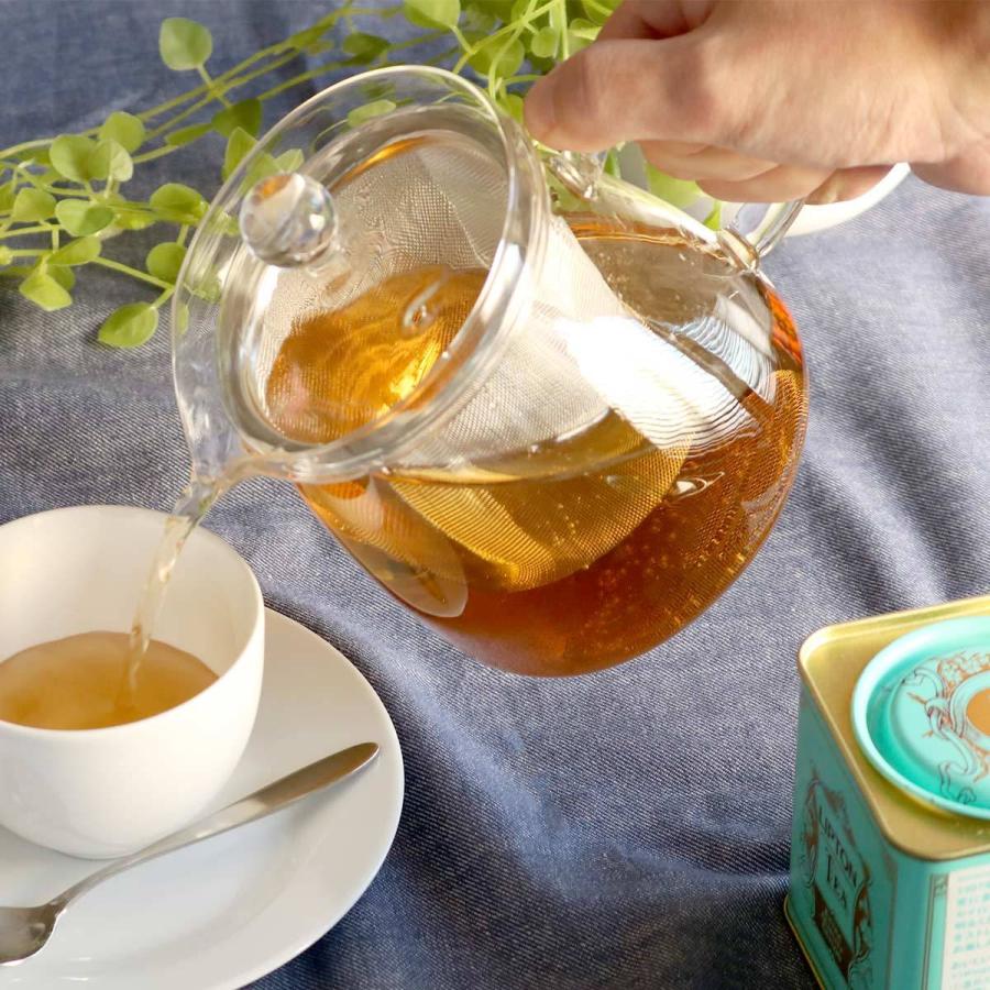 ティーポット 800ml 茶こし付き 耐熱ガラス お茶ポット （ 電子レンジ