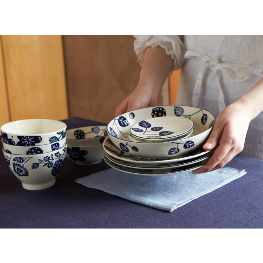 ボウル 12.5cm AIKA 硬質陶器 同柄4個セット （ 食洗機対応 電子レンジ