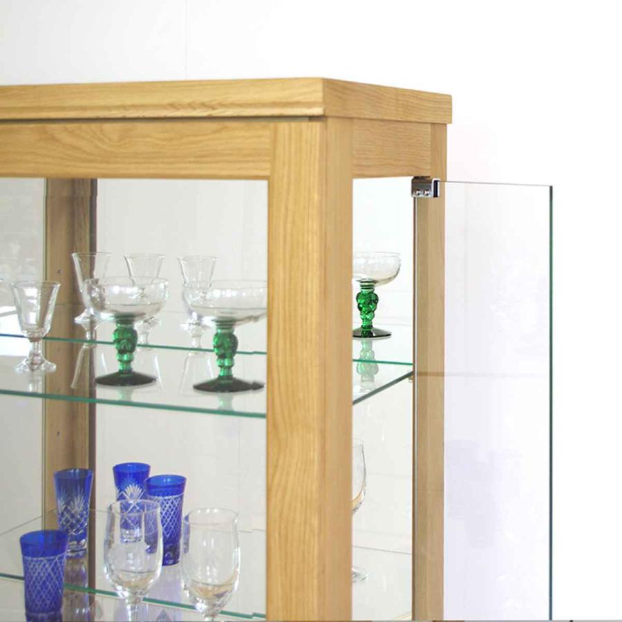 コレクションボード ショーケース 天然木フレーム ミドルタイプ FIGARO