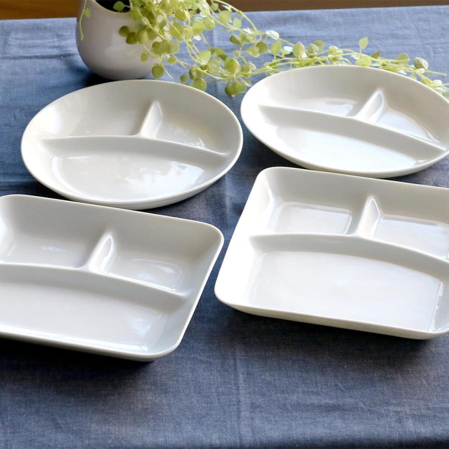 ランチプレート 23cm 軽量 ラウンド 磁器 （ 食洗機対応 電子レンジ