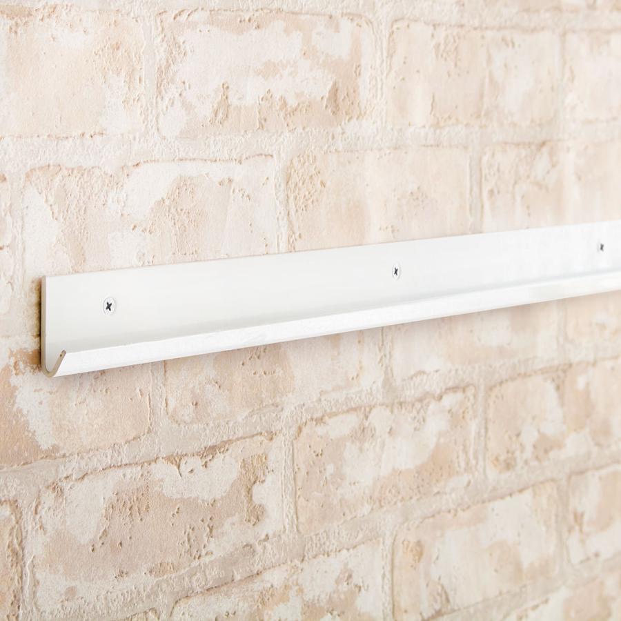 壁面収納 ｆｋレール 幅61 5cm フィットラック 棚柱 支柱 レール 61 5cm Diy ダボレール 収納 棚受け金具 棚受けレール ホワイト 白 棚 可動棚 インテリアパレットヤフー店 通販 Yahoo ショッピング