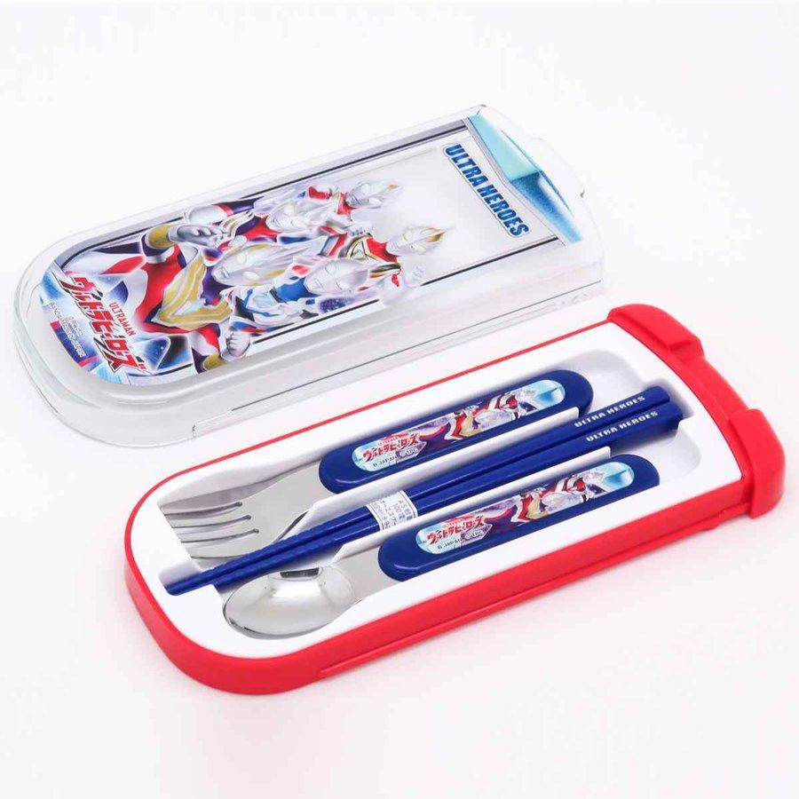 OSK トリオセット 抗菌 箸 スプーン フォーク スライド ULTRAMAN