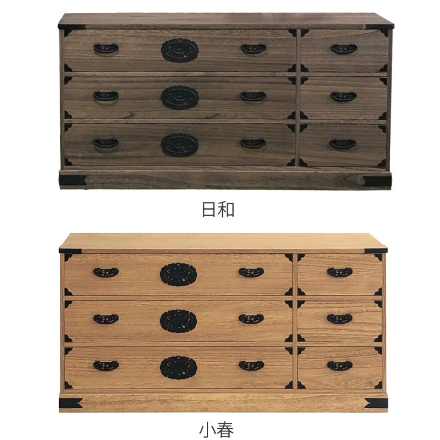 マーゼルン 総桐 民芸たんす 幅120cm 3段2列 焼桐調オイル仕上げ マーゼルン 総桐 民芸たんす 幅120cm 3段2列 焼桐調オイル仕上げ