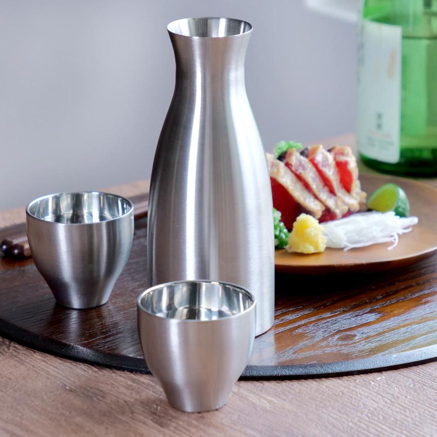 酒器セット 徳利 お猪口 おうち居酒屋 ステンレス （ 酒器 とっくり